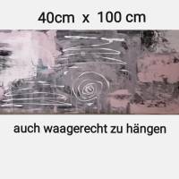 Acryl abstrakt Gemälde 40x100cm Bild 5