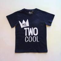 Mr. TWO cool | 2. Geburtstag, personalisiert, individuell, Geburtstag, T-Shirt, Junge, blau Bild 1