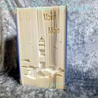 Leuchtturm auf der Insel - Moin Moin - Gefaltetes Buch