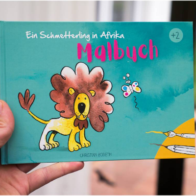 Malbuch mit Geschichte zum Vorlesen, Ausmalbuch mit niedlichen Zeichnungen