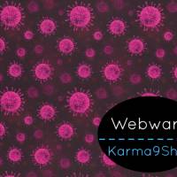 0,5m Webware Kim Virus pink Bild 1