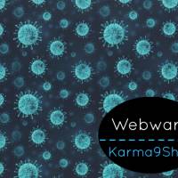 0,5m Webware Kim Virus blau Bild 1