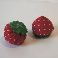 Stoff Erdbeeren - Kaufladen, Kinderküche Bild 9