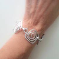 Armband Rose Silber Bild 2