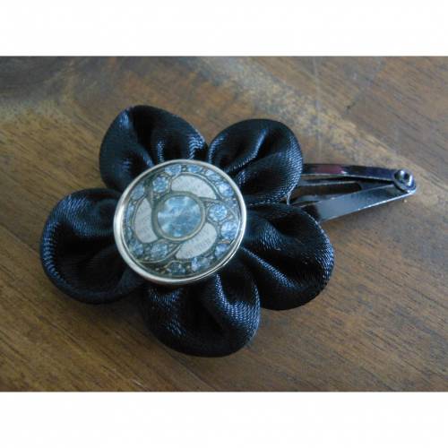 Haarspange schwarz mit Motiv EINZELSTÜCK ethno