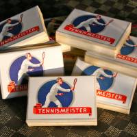 Vintage Zigaretten Karton "Tennismeister" 30er Jahre Bild 1