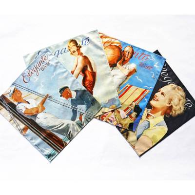 ART-DÉCO Platzdeckchen Stoffservietten, nachhaltige Geschenkverpackung