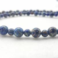 Halskette aus einen natürlichen Jasper Stein "See blau Meer" Bild 3
