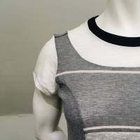 Farbenfrohes Designer Kleid _ Fashion Art Print _100% Baumwolle _Jersey T- Shirt Kurzarm sportlich Bild 5