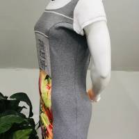 Farbenfrohes Designer Kleid _ Fashion Art Print _100% Baumwolle _Jersey T- Shirt Kurzarm sportlich Bild 7
