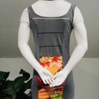 Farbenfrohes Designer Kleid _ Fashion Art Print _100% Baumwolle _Jersey T- Shirt Kurzarm sportlich Bild 9