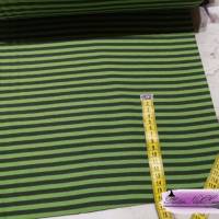 Bündchen Ringelbündchen dunkel waldgrün / grasgrün grün 5mm Bild 2