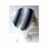 Wintermütze; Beaniemütze; Zipfelmütze; Slouch / UNISEX / schwarz-grau-weiß Farbverlauf / Gr.: M - L Bild 4
