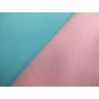 Softshell  Doubleface mit Fleece -  Abseite Saphirblau - rosa ( 1m/12,00€ ) Bild 1