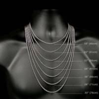 Herren Halskette aus Edelsteinen Sandstein Onyx Lava mit Knotenverschluss, Länge 57 cm Bild 9