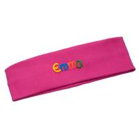 Stirnband Pink mit Namen für Mädchen aus Baumwolle - Ohrenschutz für Kinder mit Wunschbeschriftung - Haarband Bild 1