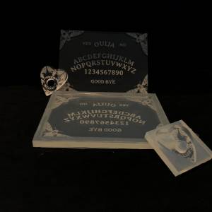 Ouija Board Mold 6cm Planchette Silikonform Bild 1