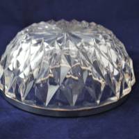 Schale Vintage Bleikristall mit Metallmontur Bild 7
