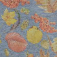 Jersey Panel mit Hase Herbst Blätter Herbsthase Boho Stenzo 120 x 150 cm Bild 3