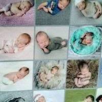 Jersey mit schlafenden Babys von Stenzo, 0,50 x 1,60m Bild 3