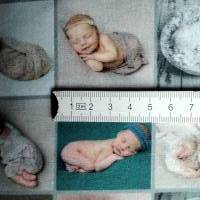 Jersey mit schlafenden Babys von Stenzo, 0,50 x 1,60m Bild 5