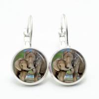 Ohrstecker Ohrhänger Clips Elefant Babyelefant Lieblingstier - verschiedene Größen - Edelstahl - Geschenkidee Bild 4