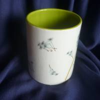 Schöne große Tasse,Kaffee,Kaffeebecher,Tee, Geschenk,Pusteblume Bild 3