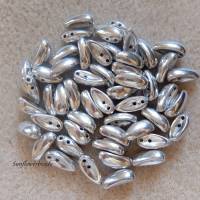 30 Chilli beads silber, glänzend Bild 1