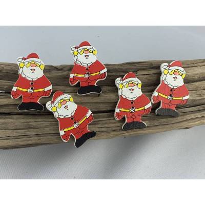 5 Weihnachtsmannknöpfe * Santa Claus * Weihnachtsmann * Weihnachtsknöpfe * Christmasknöpfe * Knöpfe * Strickmuster * Scr