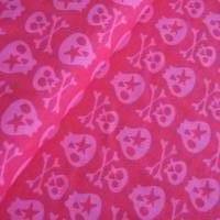 Jersey Totenköpfe pink Bild 1