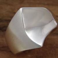 Breiter Ring aus Silber 925/-, Wind Bild 1