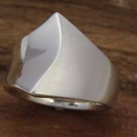 Breiter Ring aus Silber 925/-, Wind Bild 4