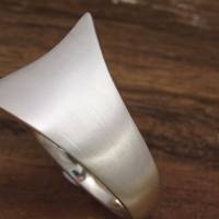 Breiter Ring aus Silber 925/-, Wind Bild 7