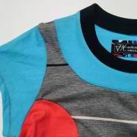 Farbenfrohes Designer Kleid _ Fashion Art Print _100% Baumwolle _Jersey T- Shirt Kurzarm sportlich Bild 9