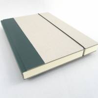 Skizzenbuch, dunkel-grün, Büttenpapier, 90 Blatt, 24,5 x 17 cm, Notizbuch Bild 2