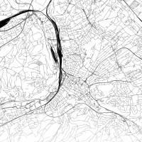 Stadtplan HAGEN - Just a Map I Digitaldruck Stadtkarte citymap City Poster Kunstdruck Stadt Karte Bild 2