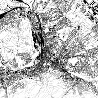 Stadtplan HAGEN - Just a Map I Digitaldruck Stadtkarte citymap City Poster Kunstdruck Stadt Karte Bild 4