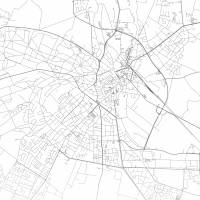 Stadtplan KLEVE - Just a Map I Digitaldruck Stadtkarte citymap City Poster Kunstdruck Stadt Karte Bild 2