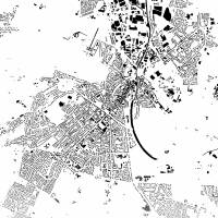 Stadtplan KLEVE - Just a Map I Digitaldruck Stadtkarte citymap City Poster Kunstdruck Stadt Karte Bild 3