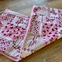 Rundschal - für Damen - Fleece in rosa Bild 5
