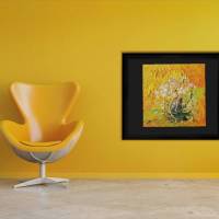 Acryl abstrakt summer colors 40x40 cm Bild 6