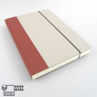 Skizzenbuch, rost-rot, Büttenpapier, 90 Blatt, 24,5 x 17 cm, Notizbuch Bild 1