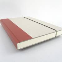 Skizzenbuch, rost-rot, Büttenpapier, 90 Blatt, 24,5 x 17 cm, Notizbuch Bild 2