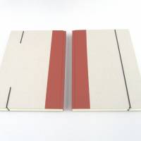 Skizzenbuch, rost-rot, Büttenpapier, 90 Blatt, 24,5 x 17 cm, Notizbuch Bild 5
