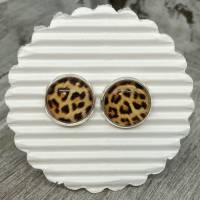 Ohrringe Leopardenmuster - Geschenk Frauen Bild 1
