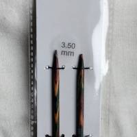 Knit Pro Symfonie, austauschbare Rundstricknadeln mit kurzer Spitze aus Holz in den Stärken 3,5 oder 4,5mm Bild 2