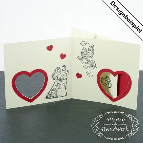 Plottdatei Peek-a-boo-Karte "Lilly" im SVG-Format