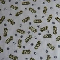 12,90 EUR/m Stoff Baumwolle Star wars auf weiß, Lizenzstoff Bild 4