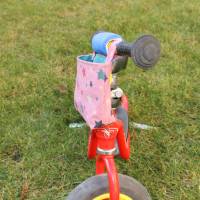 Lenkertasche für Laufrad / Kinderrad / Roller "Sterne rosa" Bild 3