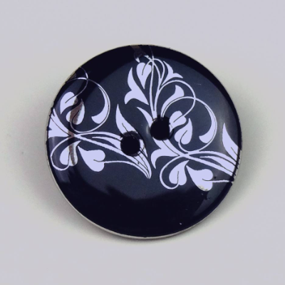 Modeknopf 2-Loch Blume 23 mm